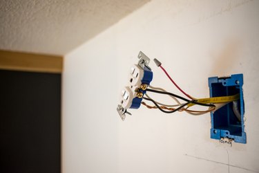 Wired electrical outlet
