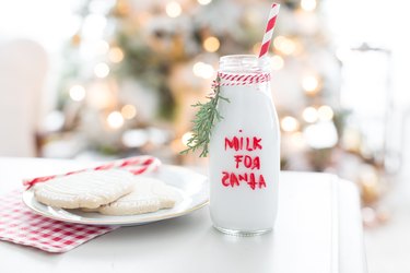 Milk for Santa bottle
