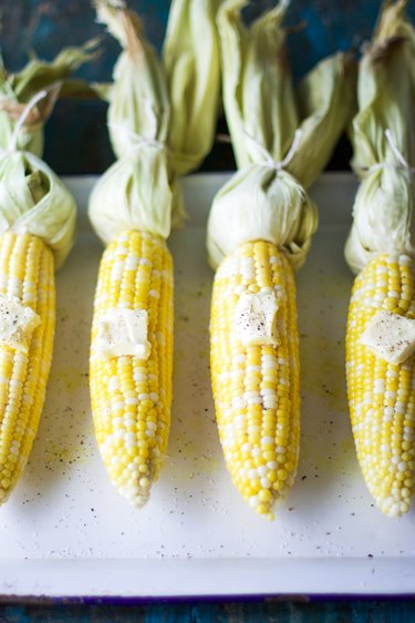 Baked Corn on the Cob with Butter