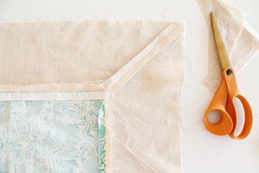 Sew and trim quilt corners