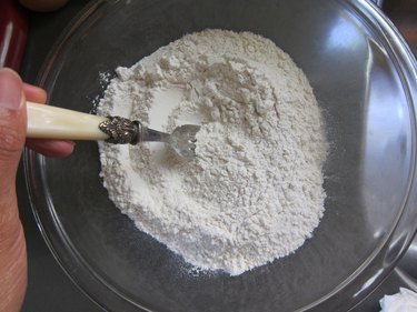 Sift dry ingredients
