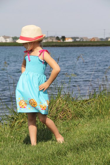 How to Make a Dress from Pre-Smocked Fabric - Tidbits