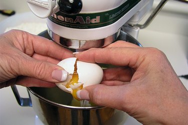 adding egg