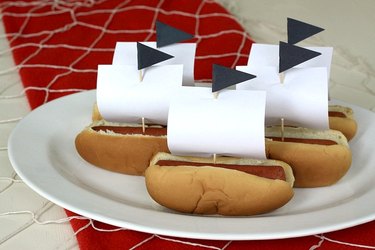 pirate ship hot dogs