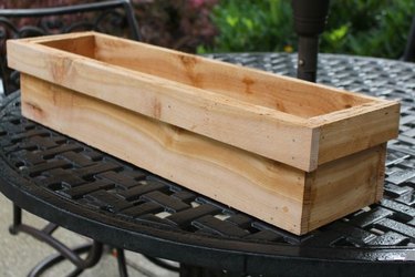 Cedar window box