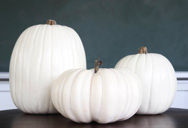 three ways to decorate pumpkins