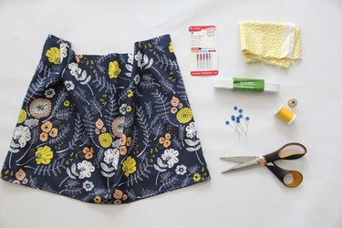 Materials needed for sewing an elastic waistband