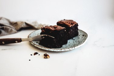 These Cake Mix Brownies are so incredibly soft, fudgy and rich.