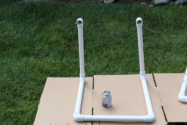 partially complete PVC pipe table