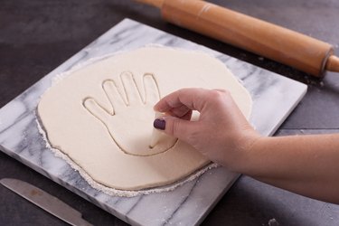 How to Make Handprint Ornaments