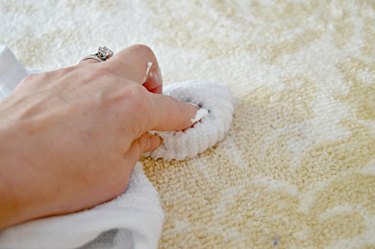 how to clean a carpet stain using shaving cream