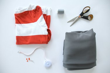 Materials needed for T-shirt maxi dress