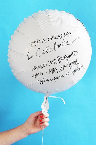 Write on mylar balloons