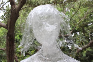 packing tape ghost hair