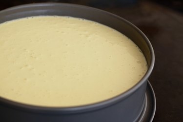 cheesecake ready to bake