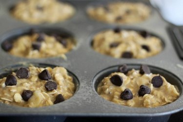 muffins ready to bake