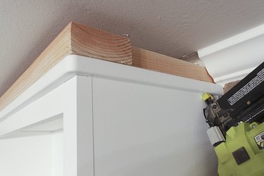 Attaching crown molding anchor
