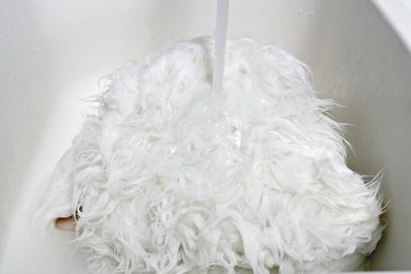 How to Clean a Faux Sheepskin Rug | eHow