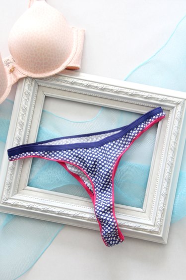 How to upcycle regular underwear into a thong