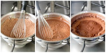 Make the chocolate pudding