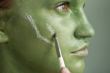 Gamora Guardians Of Galaxy Body Makeup Andrew Velázquez 