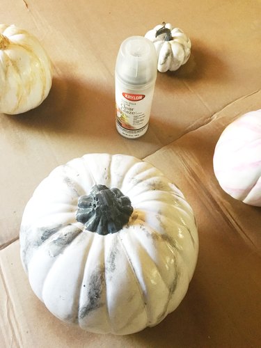 Give your pumpkin a shiny surface