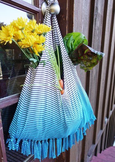 DIY Produce Bag Made from Upcycled T-Shirts