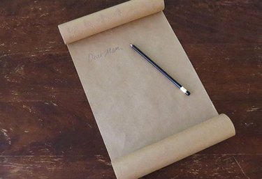 How to Make Parchment Scroll Invitations