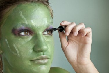 Gamora Guardians Of Galaxy Body Makeup Andrew Velázquez 