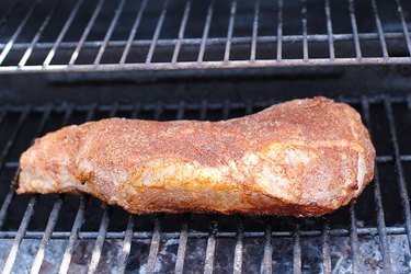 Tri-tip on a grill