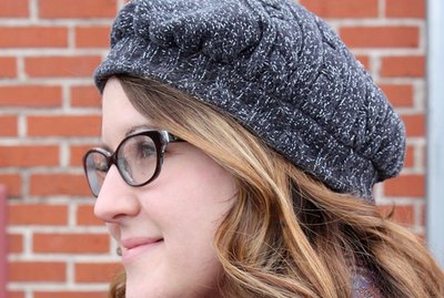 Upcycled Sweater Beret