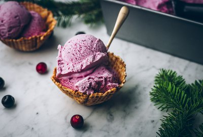 Finished ice cream