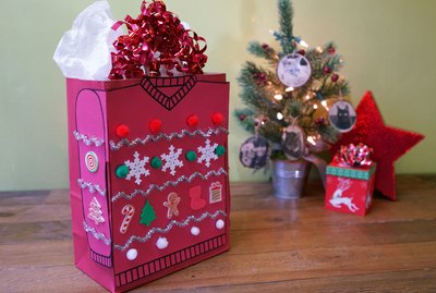 diy ugly christmas sweater gift wrap DIY Project DIY Project Image