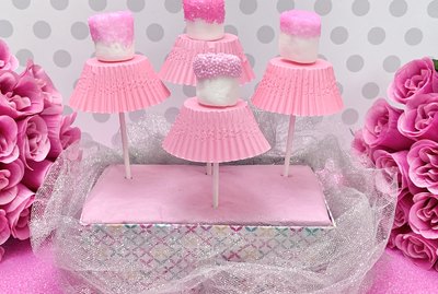DIY Marshmallow Tutu Treat Pops