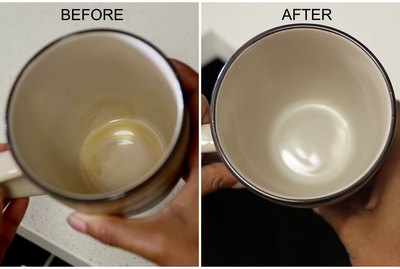 How to Clean a Stained Coffee Mug