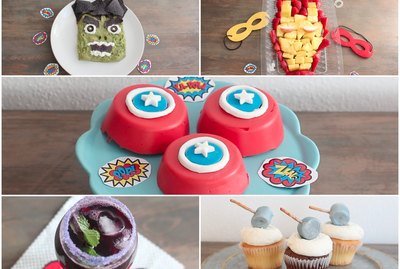 Avengers themed party snacks