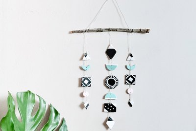 DIY Polymer Clay Wall Art Hanging