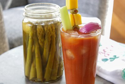 Time to pick up some fresh, local asparagus and get your pickling pants on.