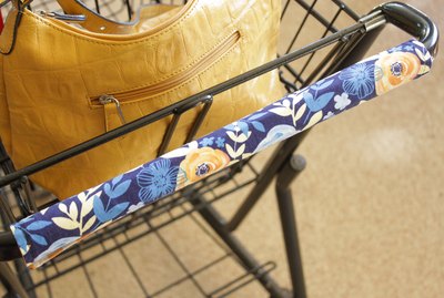 In addition to social distancing and having a list to reduce your time in the store, attach a washable handle cover to give you one more line of defense.