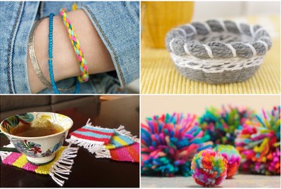 10 Fun & Easy Yarn Craft Ideas