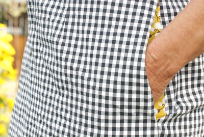 All it takes is a good seam ripper and a little fun fabric to add an in-seam pocket to any piece of clothing in your wardrobe.