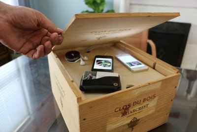 DIY Electronics Charging System Out of a Wine Crate