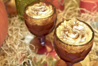 Pumpkin Pie Punch with whipped topping