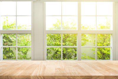 Clean, sunny windows