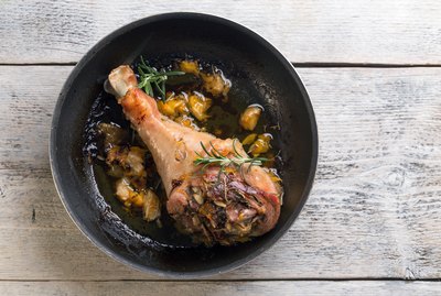 Roasted turkey drumstick