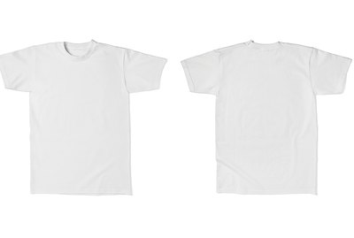 white t shirt template cotton fashion