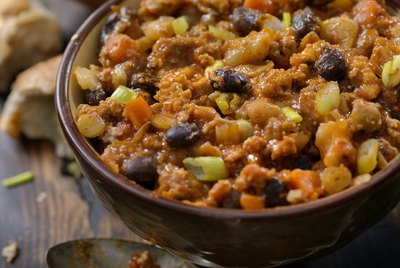 Three Bean Chili with Lentils