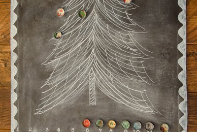 Chalkboard Advent Calendar