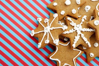 Frosted star cookies