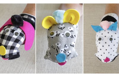 DIY sock puppets